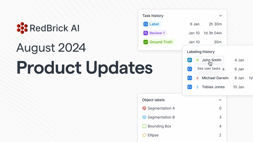 RedBrick AI August 2024 Product Updates
