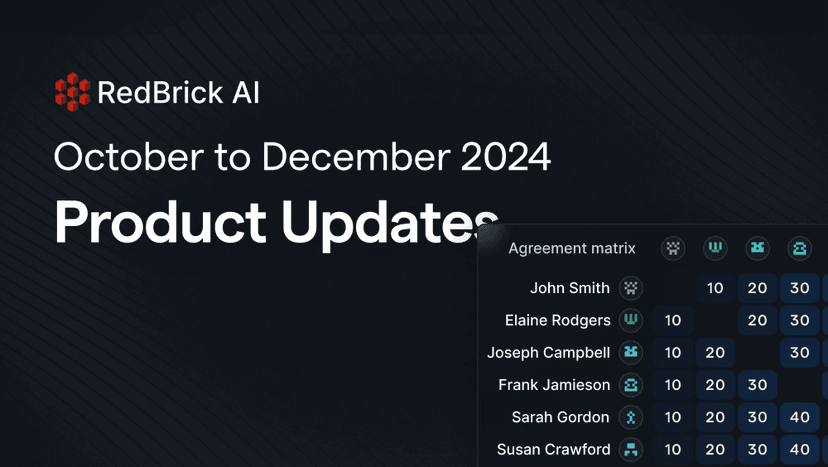RedBrick AI Q4 2024 Product Updates