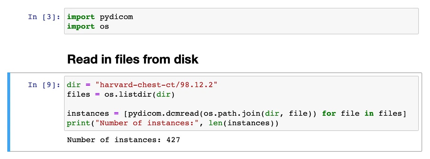 DICOM Instance Count